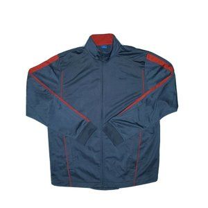 Vintage Single Stitch Reebok Men's Track Jacket XL Gray & Red